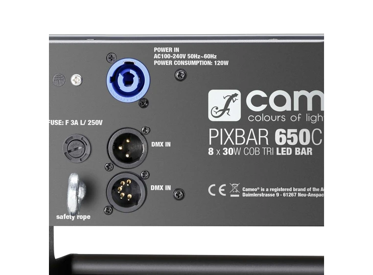 Cameo PIXBAR 650 CPRO - Professional 8 x 30 W COB LED bar 